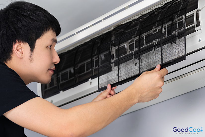 Aircon maintenance Singapore Clean the Filter