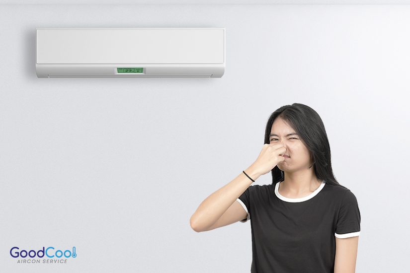 Strange odours whenever you turn on the aircon-aircon servicing