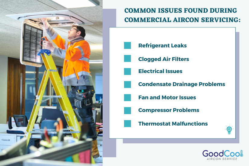 Common Issues Found During Commercial Aircon Servicing