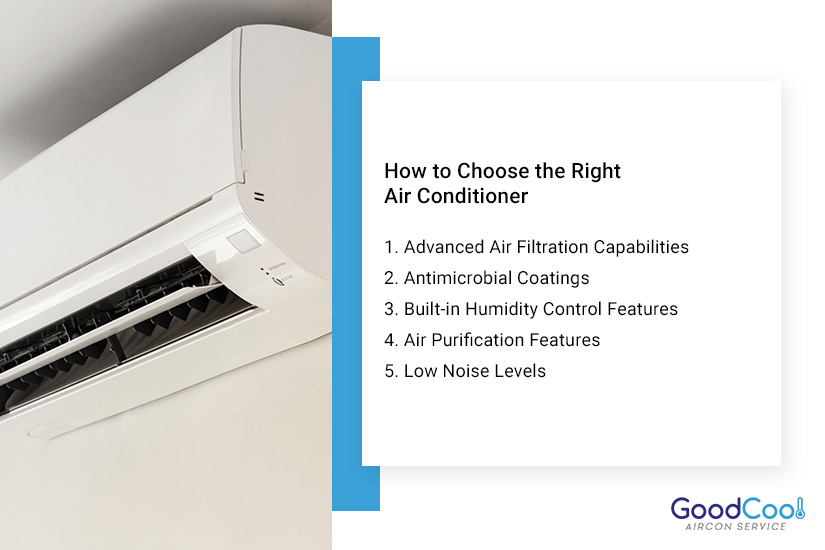 Infographic on how to choose the right air conditioner