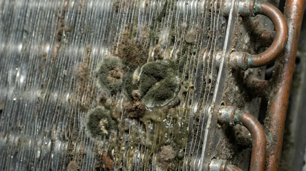 Mold growth inside a unit causes bad smells and poses serious health risks.