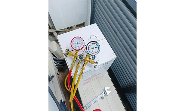 Refrigerant Level Inspection after Aircon Chemical Overhaul